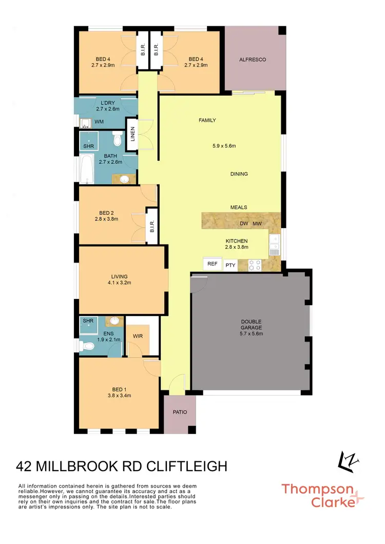 Floorplan of Homely house listing, 42 Millbrook Road, Cliftleigh NSW 2321