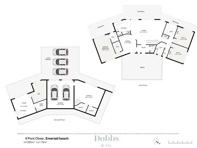 Floorplan of Homely house listing, 4 Pont Close, Emerald Beach NSW 2456