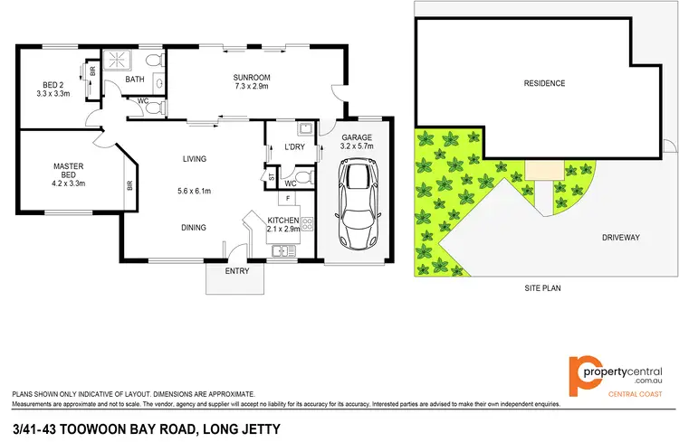 Floorplan of Homely villa listing, 3/41-43 Toowoon Bay Road, Long Jetty NSW 2261