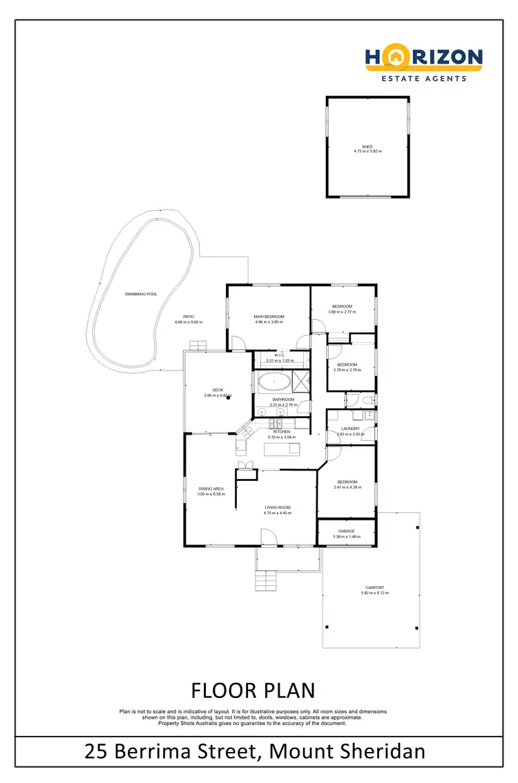 Floorplan of Homely house listing, 25 Berrima Street, Mount Sheridan QLD 4868