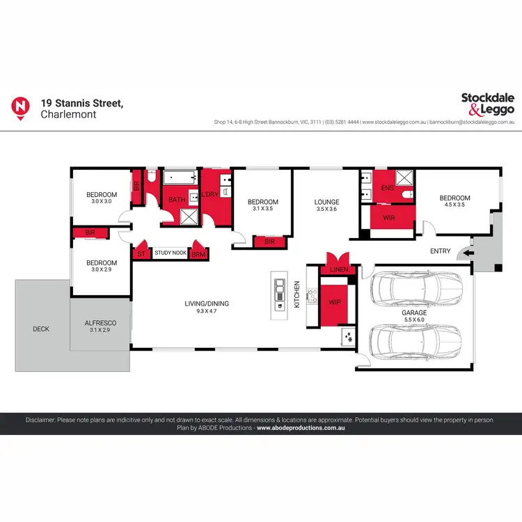 Floorplan of Homely house listing, 19 Stannis Street, Charlemont VIC 3217