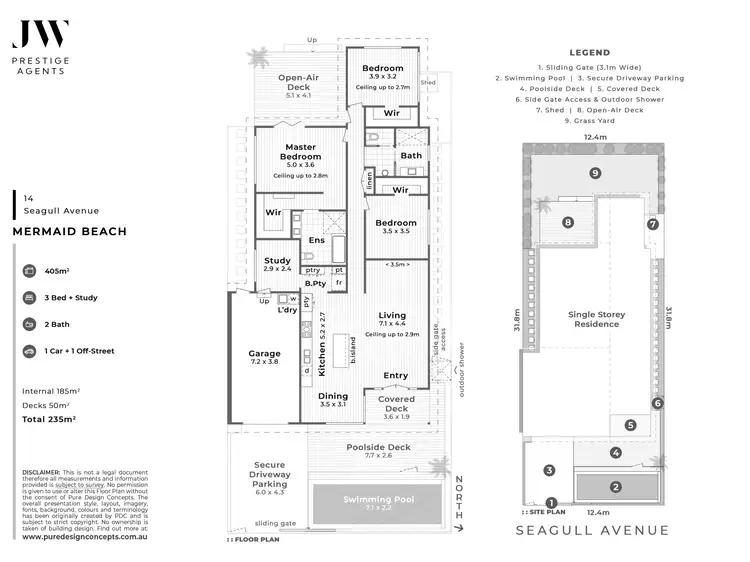 Floorplan of Homely house listing, 14 Seagull Avenue, Mermaid Beach QLD 4218