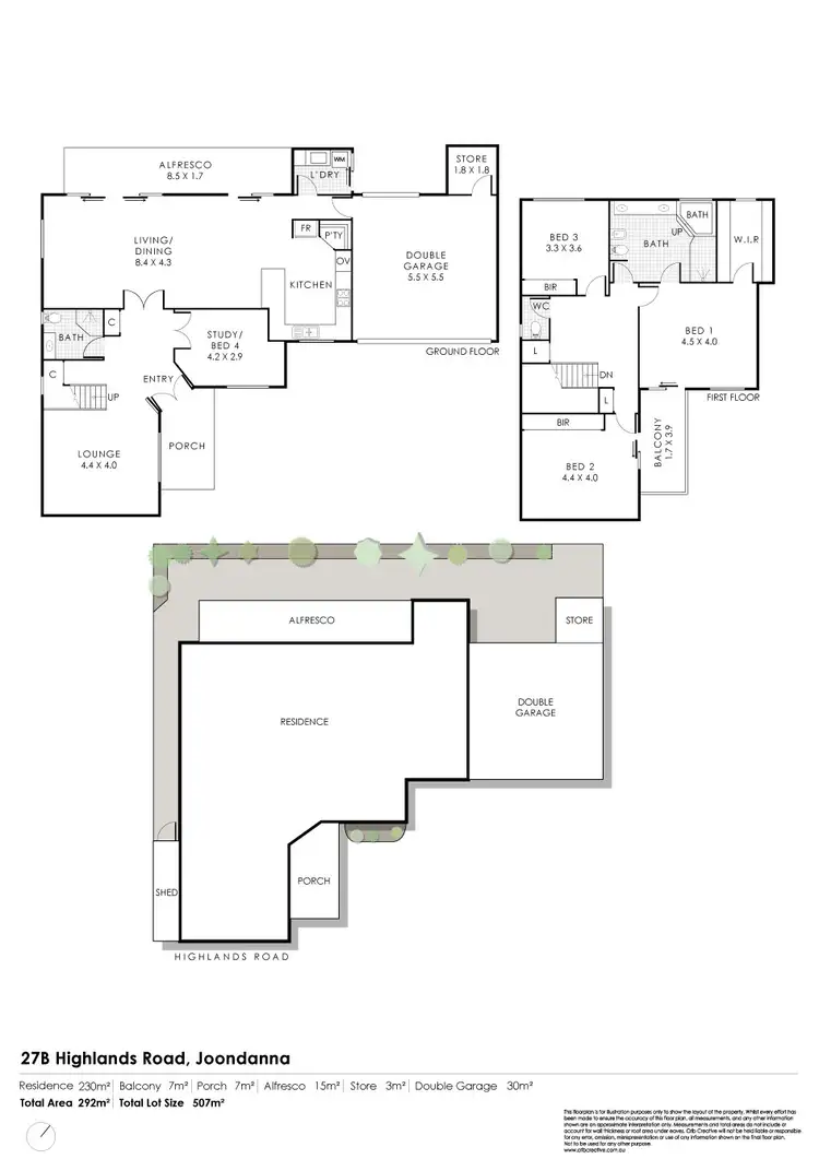 Floorplan of Homely house listing, 27B Highlands Road, Joondanna WA 6060