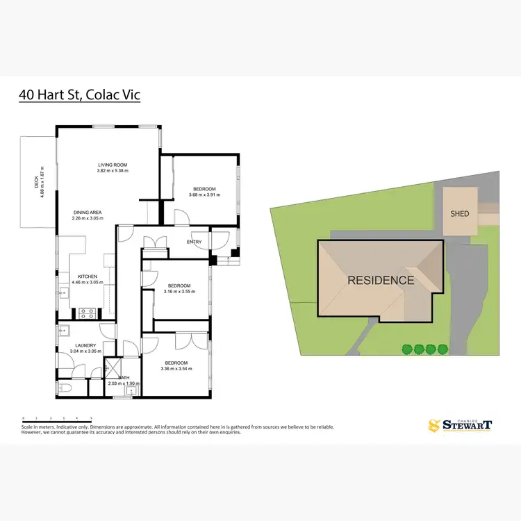 Floorplan of Homely house listing, 40 Hart Street, Colac VIC 3250
