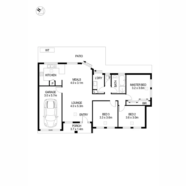 Floorplan of Homely house listing, 1/9 Duncan Crescent, Highbury SA 5089