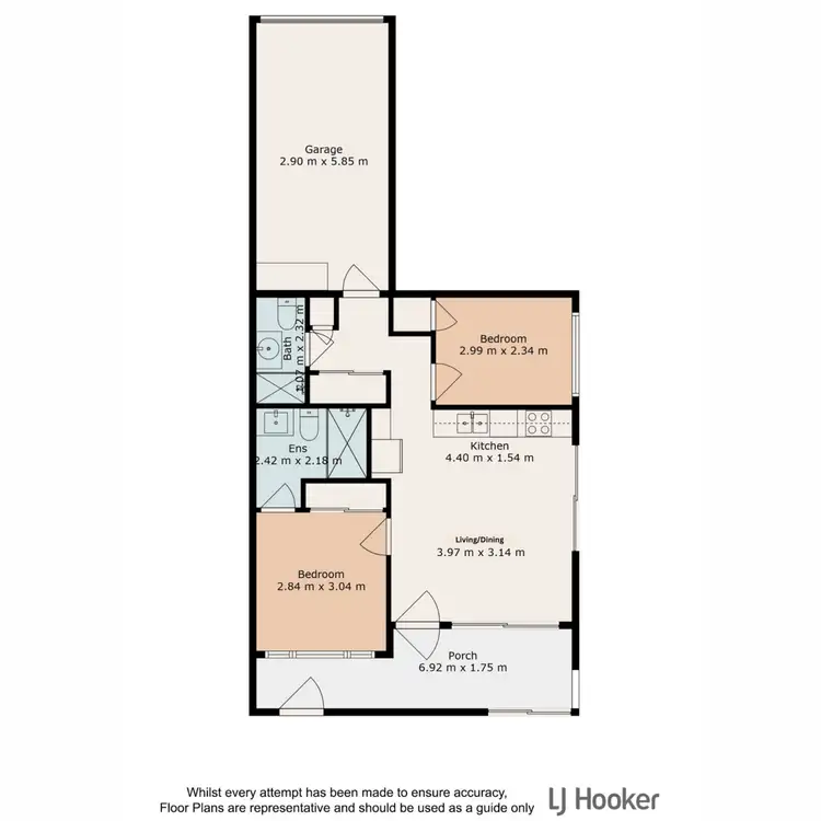 Floorplan of Homely unit listing, 1/35 Lavender Place, Fitzgibbon QLD 4018