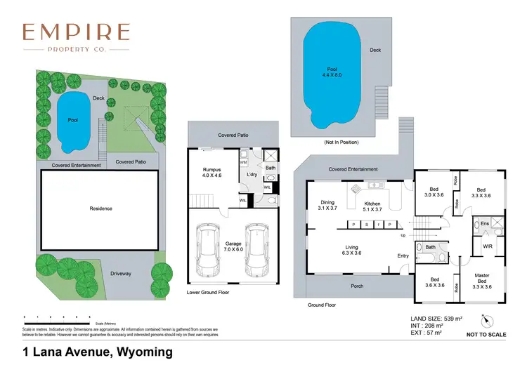 Floorplan of Homely house listing, 1 Lana Avenue, Wyoming NSW 2250