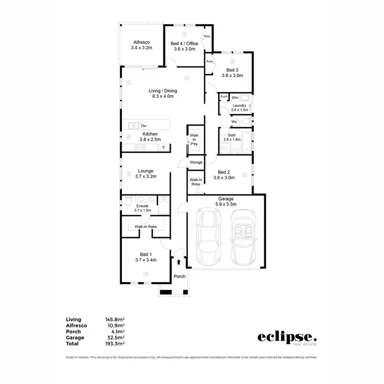 Floorplan of Homely house listing, 22 Ramsar Road, Munno Para SA 5115