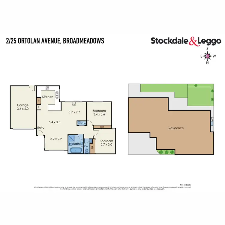 Floorplan of Homely unit listing, 2/25 Ortolan Avenue, Broadmeadows VIC 3047