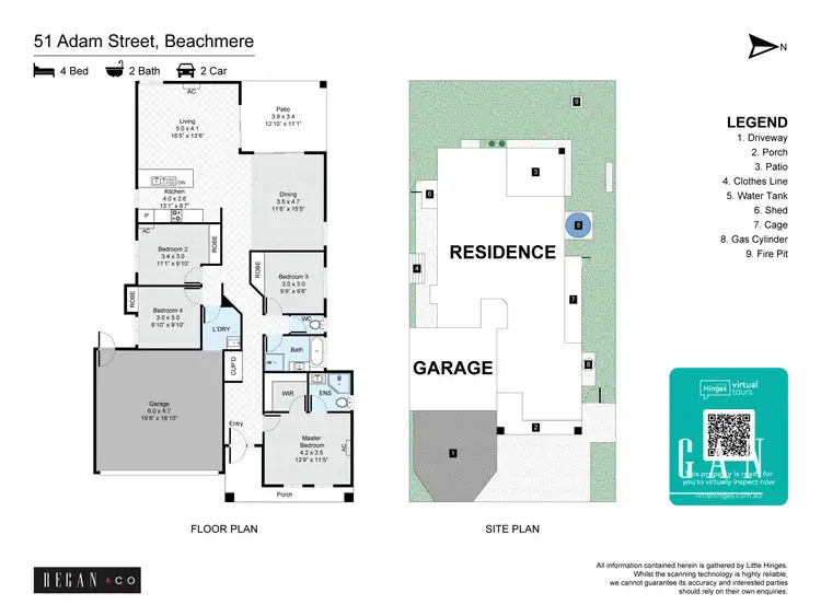 Floorplan of Homely house listing, 51 Adam Street, Beachmere QLD 4510
