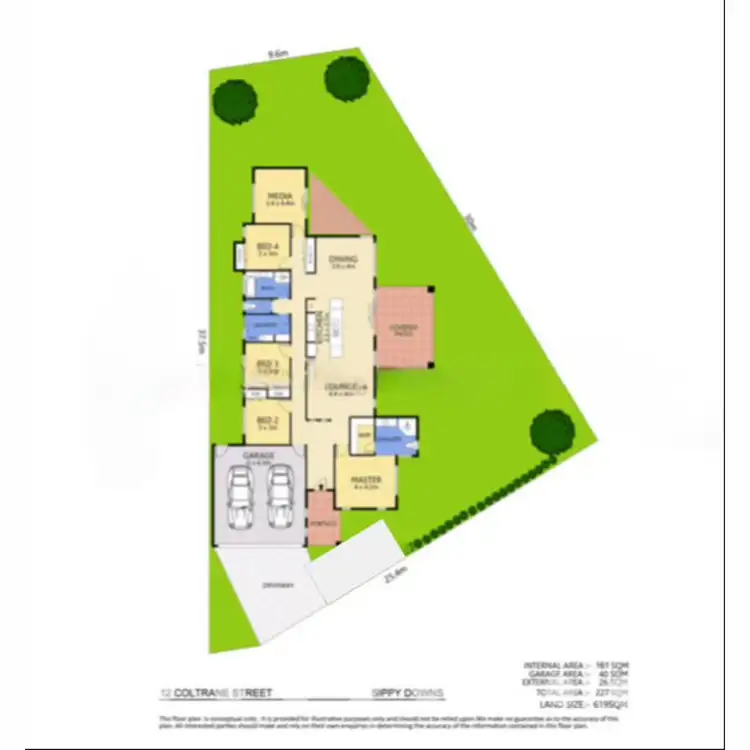 Floorplan of Homely house listing, 12 Coltrane Street, Sippy Downs QLD 4556