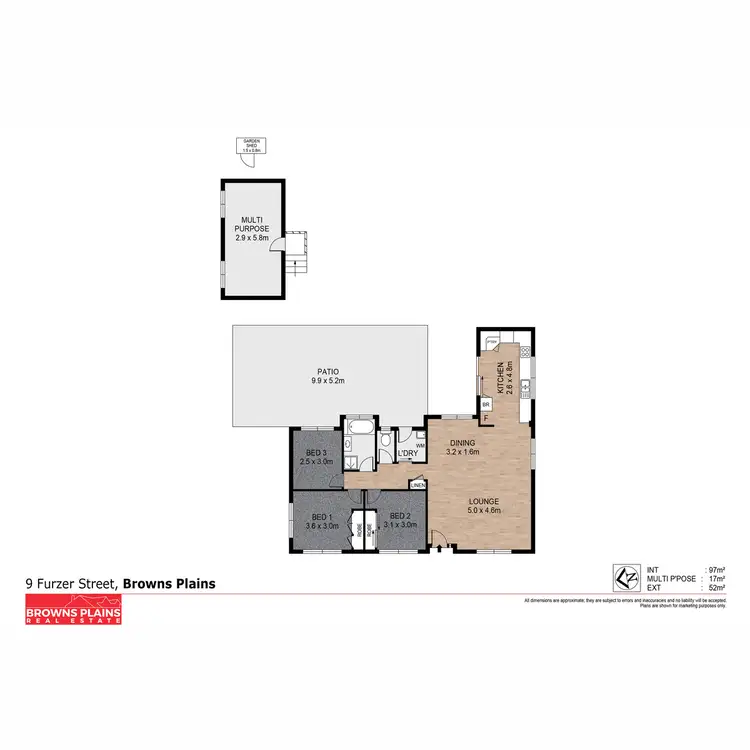 Floorplan of Homely house listing, 9 Furzer Street, Browns Plains QLD 4118