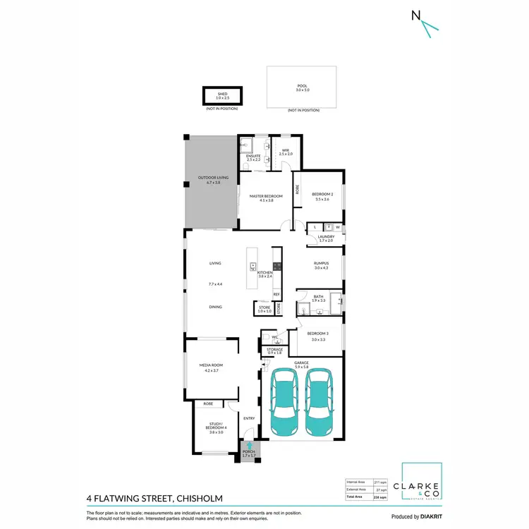 Floorplan of Homely house listing, 4 Flatwing Street, Chisholm NSW 2322