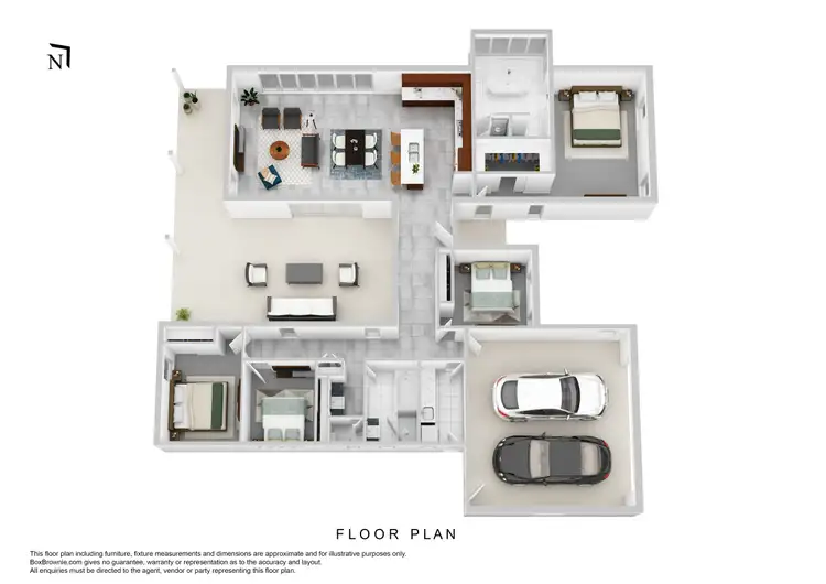 Floorplan of Homely house listing, 10 Leslie Street, Clinton QLD 4680