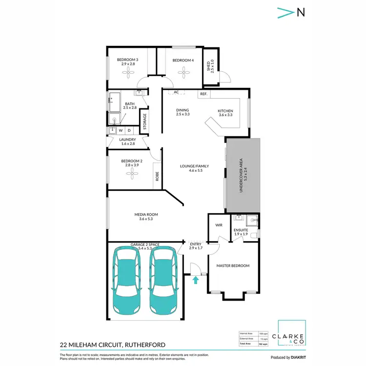 Floorplan of Homely house listing, 22 Mileham Circuit, Rutherford NSW 2320
