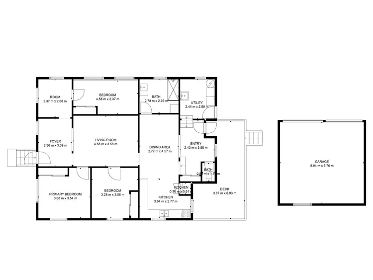 Floorplan of Homely house listing, 41 Nott Street, Norville QLD 4670