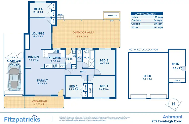 Floorplan of Homely house listing, 252 Fernleigh Road, Ashmont NSW 2650