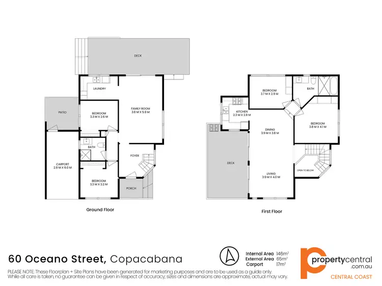 Floorplan of Homely house listing, 60 Oceano Street, Copacabana NSW 2251