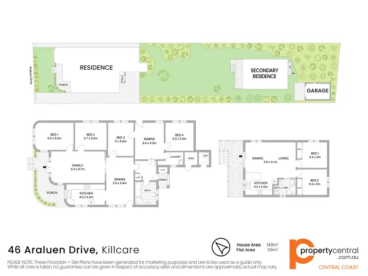 Floorplan of Homely house listing, 46 Araluen Drive, Killcare NSW 2257