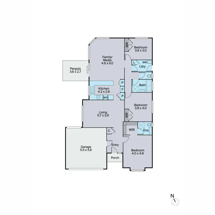 Floorplan of Homely house listing, 4 Sugar Gum Court, Upper Ferntree Gully VIC 3156