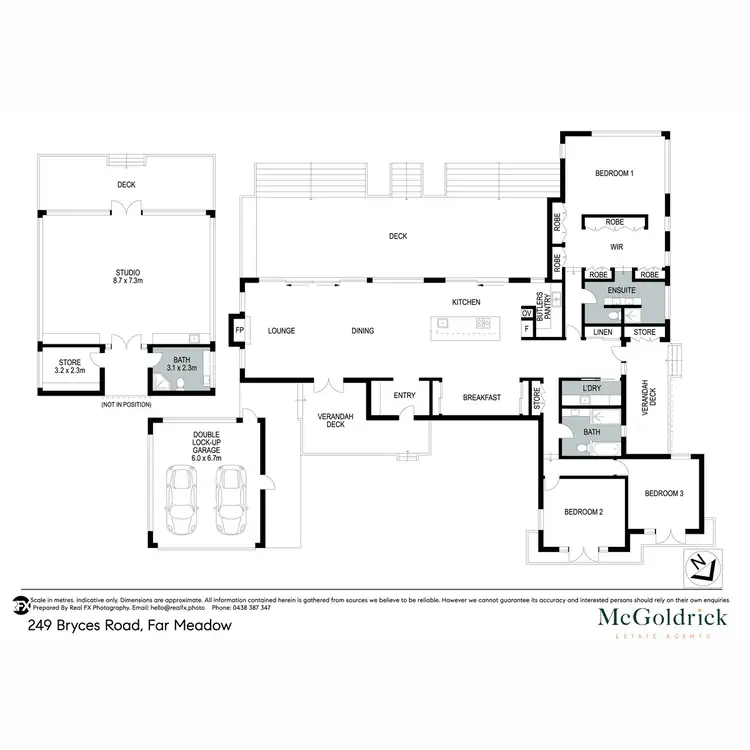 Floorplan of Homely rural property listing, 249 Bryces Road, Far Meadow NSW 2535