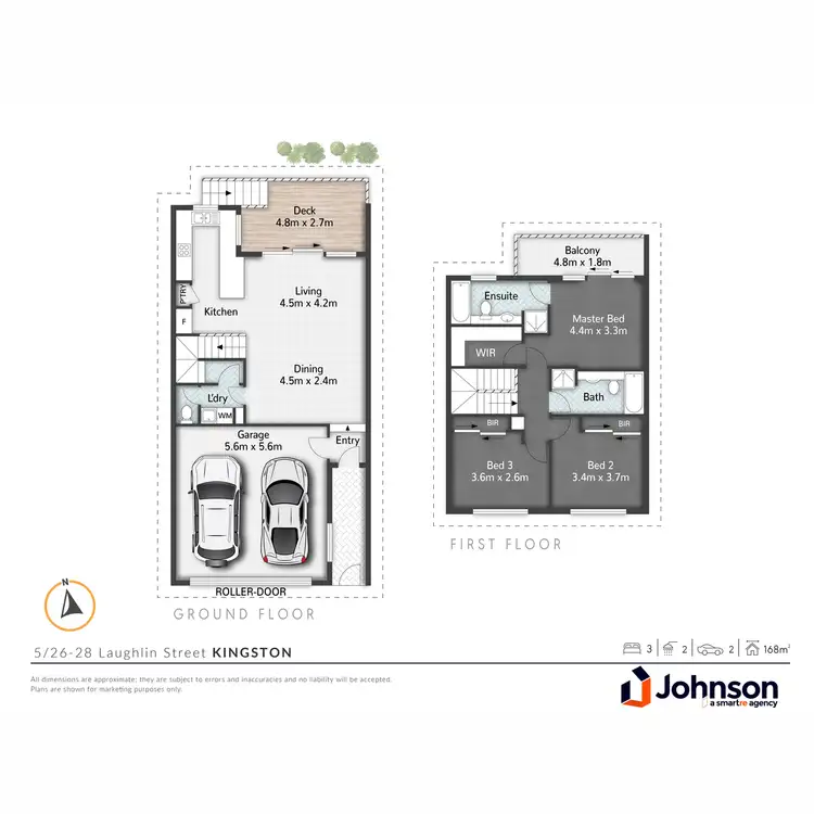 Floorplan of Homely townhouse listing, 5/26 Laughlin Street, Kingston QLD 4114