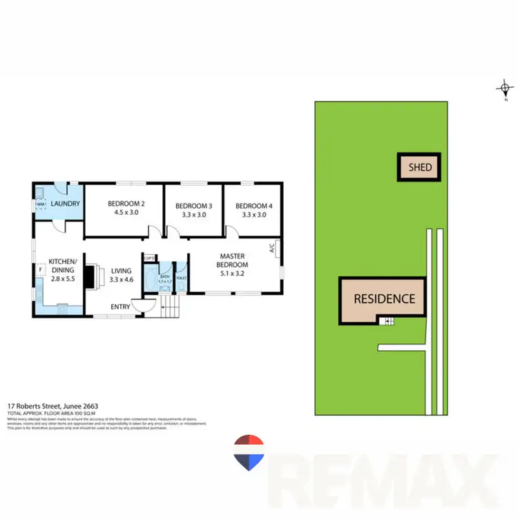 Floorplan of Homely house listing, 17 Robert Street, Junee NSW 2663