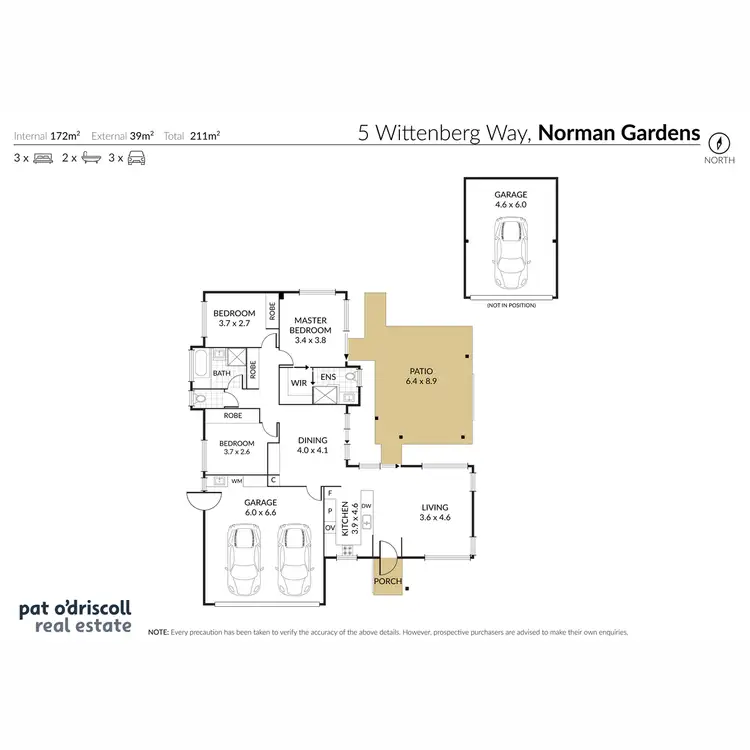 Floorplan of Homely house listing, 5 Wittenberg Way, Norman Gardens QLD 4701