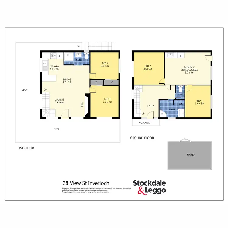 Floorplan of Homely house listing, 28 View Street, Inverloch VIC 3996