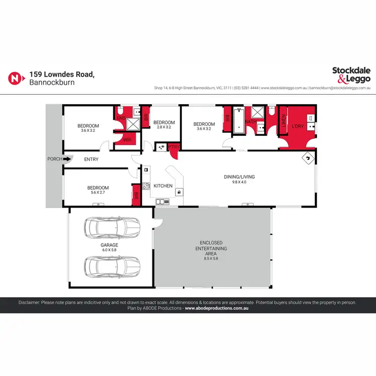 Floorplan of Homely house listing, 159 Lowndes Road, Bannockburn VIC 3331