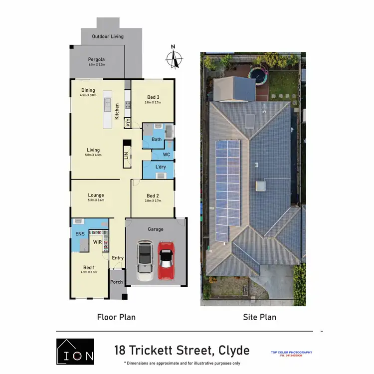 Floorplan of Homely house listing, 18 Trickett Street, Clyde VIC 3978