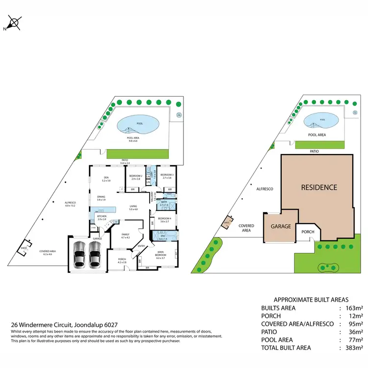 Floorplan of Homely house listing, 26 Windermere Circle, Joondalup WA 6027