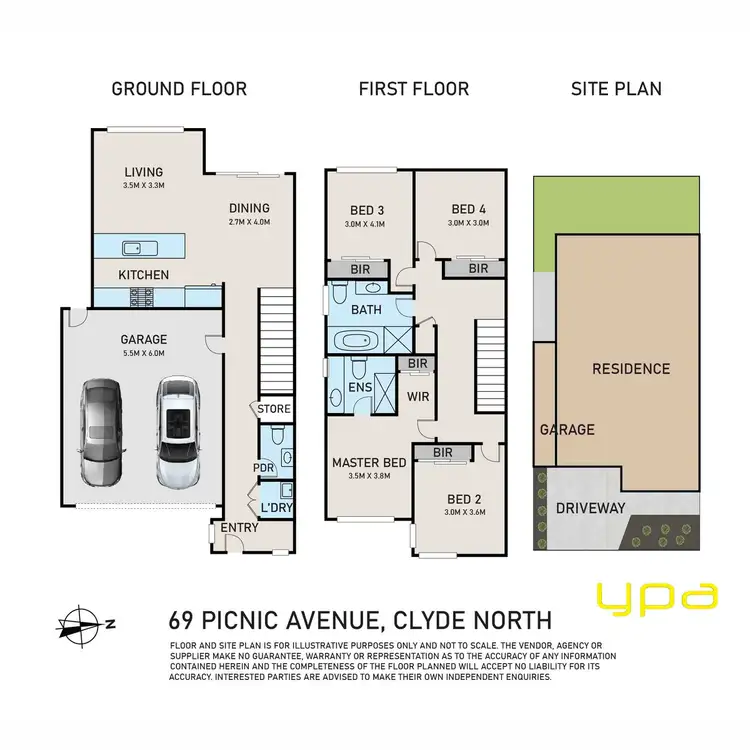 Floorplan of Homely house listing, 69 Picnic Avenue, Clyde North VIC 3978