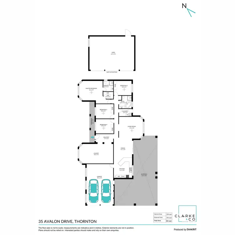 Floorplan of Homely house listing, 35 Avalon Drive, Thornton NSW 2322