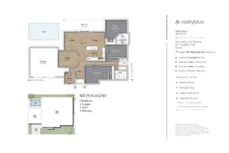 Floorplan of Homely house listing, 167 Nobby Parade, Miami QLD 4220