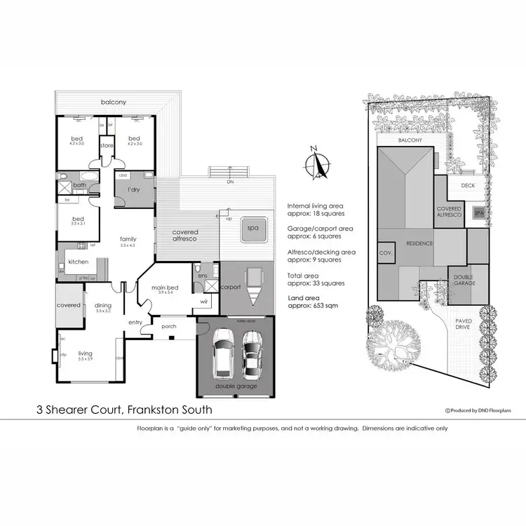Floorplan of Homely house listing, 3 Shearer Court, Frankston South VIC 3199