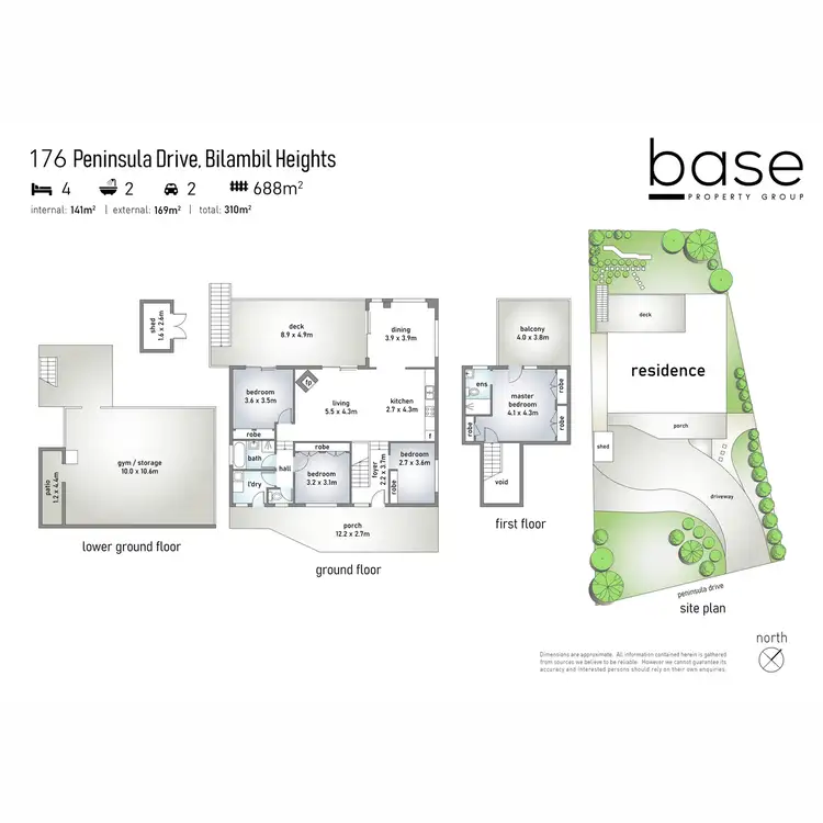 Floorplan of Homely house listing, 176 Peninsula Drive, Bilambil Heights NSW 2486