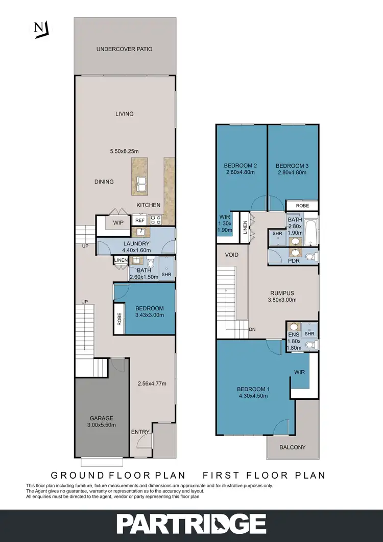 Floorplan of Homely semi-detached listing, 19A Greenleaf Street, Constitution Hill NSW 2145