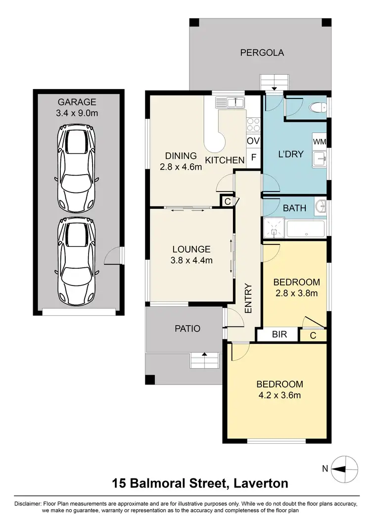 Floorplan of Homely house listing, 15 Balmoral Street, Laverton VIC 3028