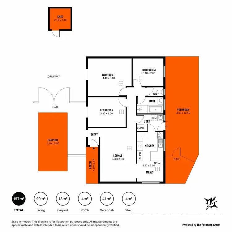 Floorplan of Homely house listing, 17 Warawee Place, Hallett Cove SA 5158