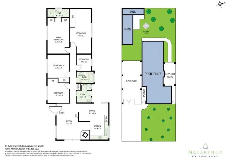 Floorplan of Homely house listing, 34 Adjin Street, Mount Austin NSW 2650