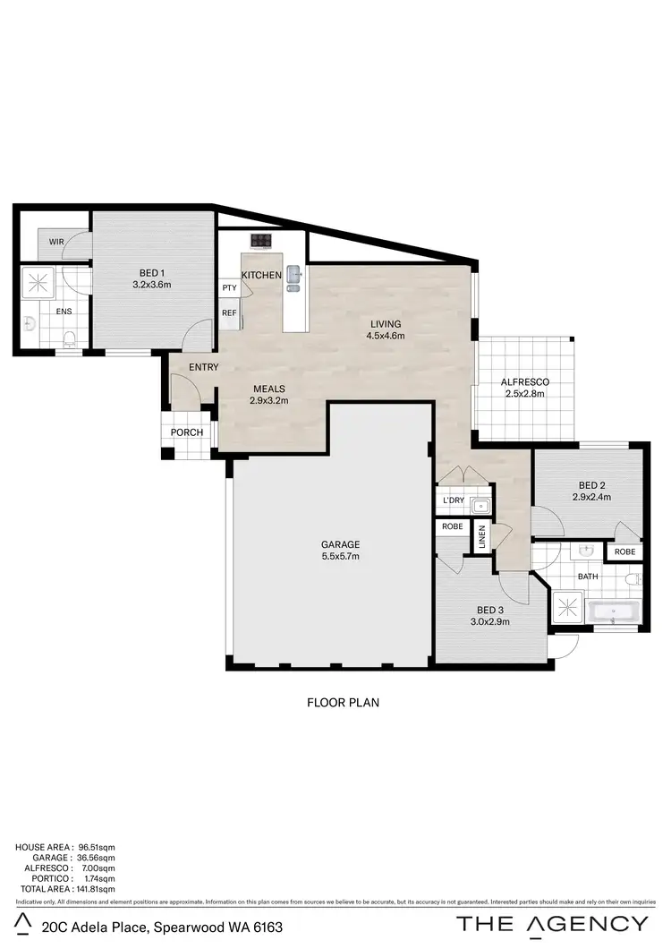 Floorplan of Homely house listing, 20C Adela Place, Spearwood WA 6163