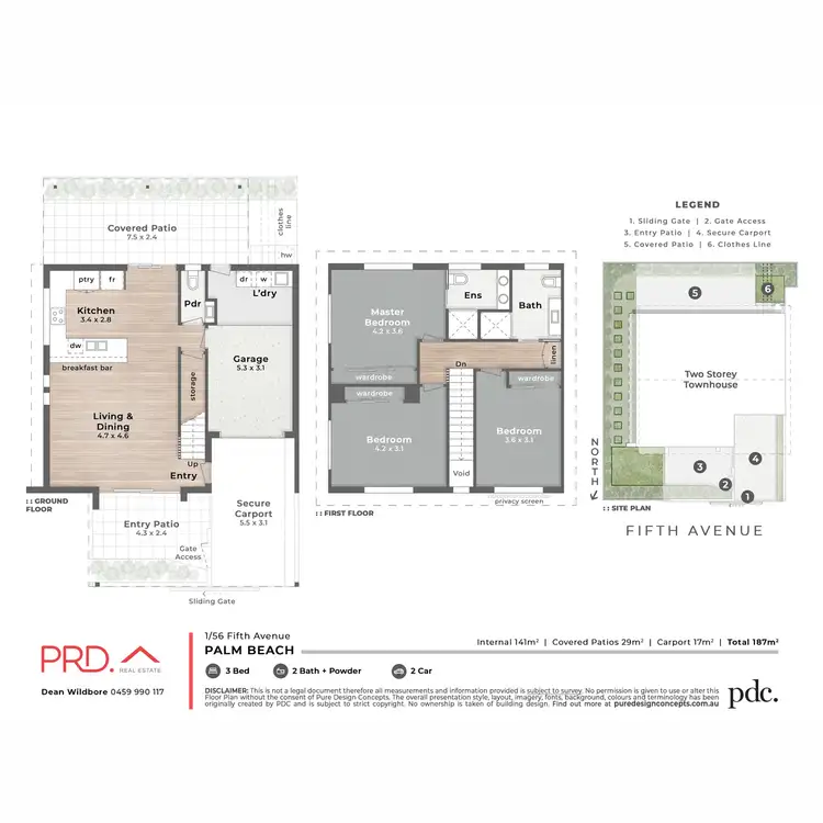 Floorplan of Homely semi-detached listing, 1/56 Fifth Avenue, Palm Beach QLD 4221