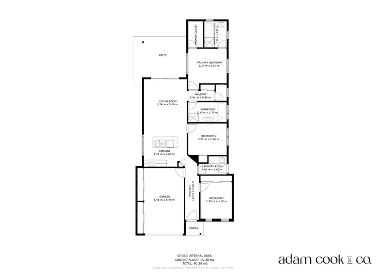 Floorplan of Homely townhouse listing, 2/10 Sorrento Way, Zilzie QLD 4710