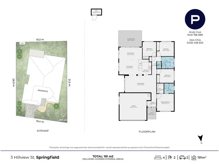 Floorplan of Homely house listing, 3 Hillview Street, Springfield QLD 4300