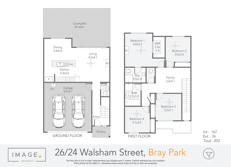 Floorplan of Homely townhouse listing, 26/24 Walsham Street, Bray Park QLD 4500