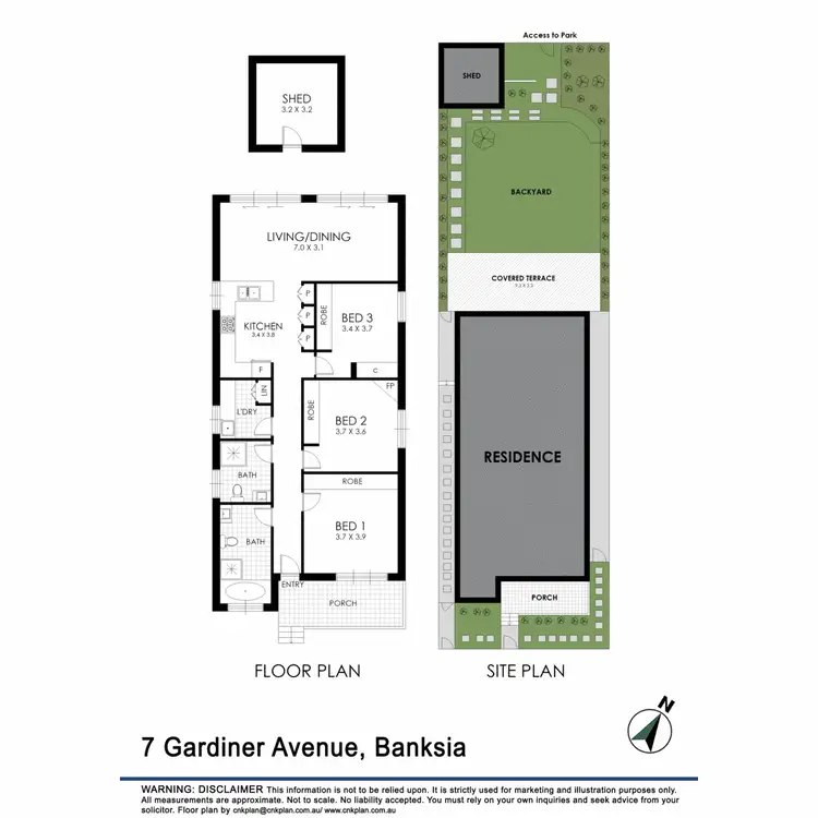 Floorplan of Homely house listing, 7 Gardiner Avenue, Banksia NSW 2216