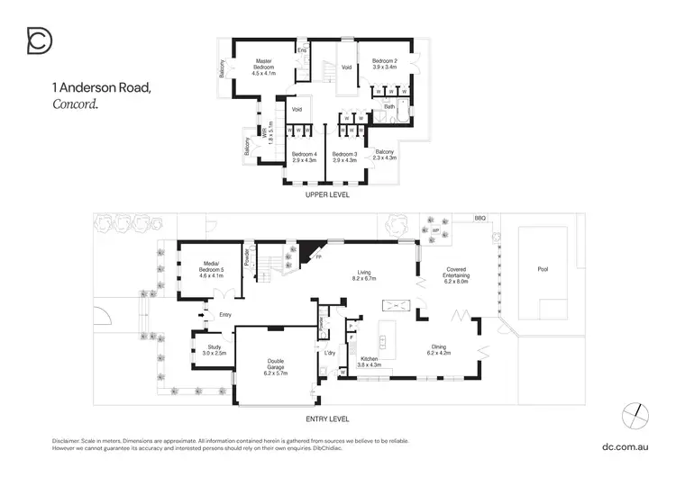 Floorplan of Homely house listing, 1 Anderson Road, Concord NSW 2137