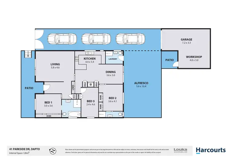 Floorplan of Homely house listing, 41 Parkside Drive, Dapto NSW 2530