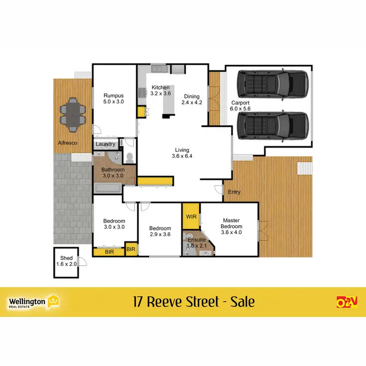 Floorplan of Homely house listing, 17 Reeve Street, Sale VIC 3850